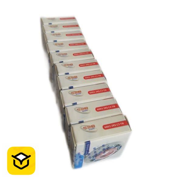 قیمت و خرید فروش عمده بلبرینگ 6003 2RS C3 برند S2B دست ده عددی