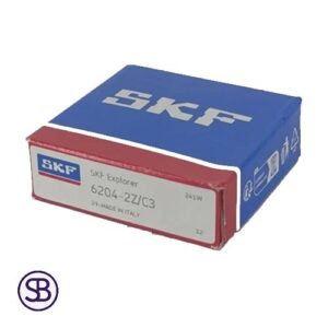 بلبرینگ 6204 SKF اصلی واشرفلزی دوربالا ساخت ایتالیا
