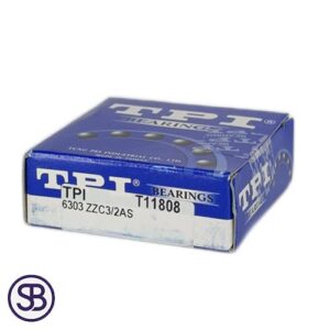 بلبرینگ 6303 ZZ دور بالا برند TPI تایوان اصلی