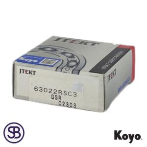 بلبرینگ 6302 2RS دور بالا سبد فیبری برند KOYO ژاپن اصلی